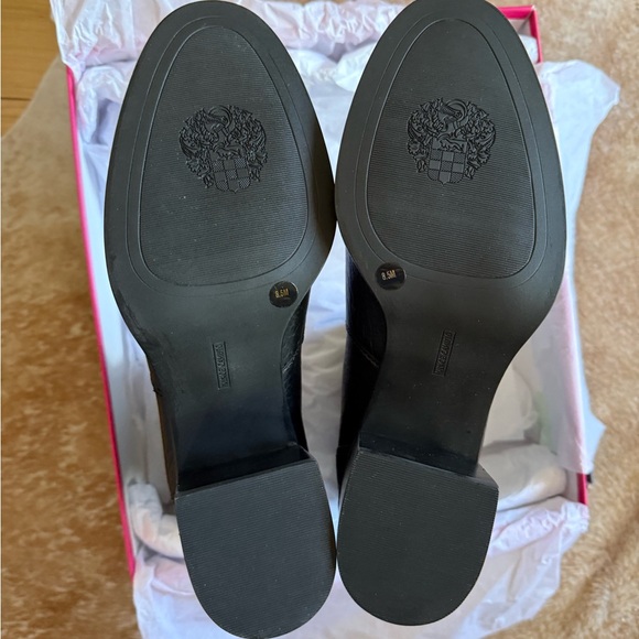 Vince Camuto Zanilla Black Leather Heeled Boots - Picture 5 of 6